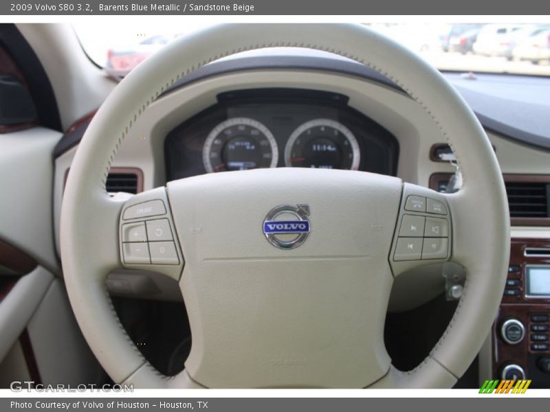 Barents Blue Metallic / Sandstone Beige 2009 Volvo S80 3.2