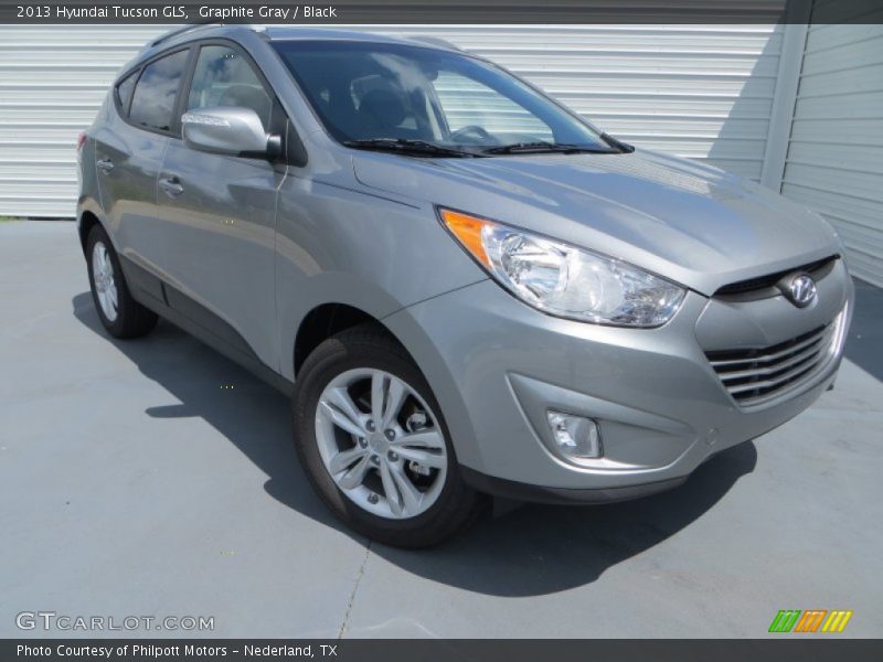 Graphite Gray / Black 2013 Hyundai Tucson GLS