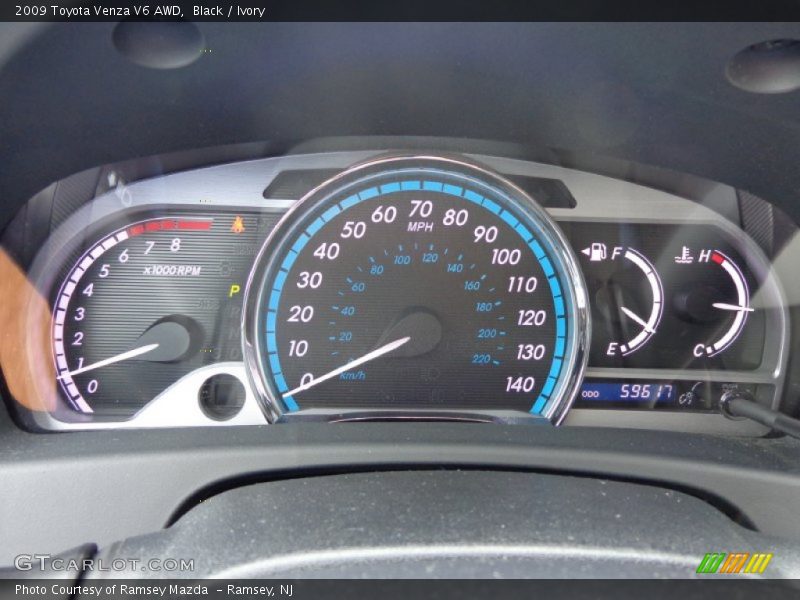 Black / Ivory 2009 Toyota Venza V6 AWD