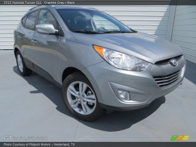 Graphite Gray / Black 2013 Hyundai Tucson GLS