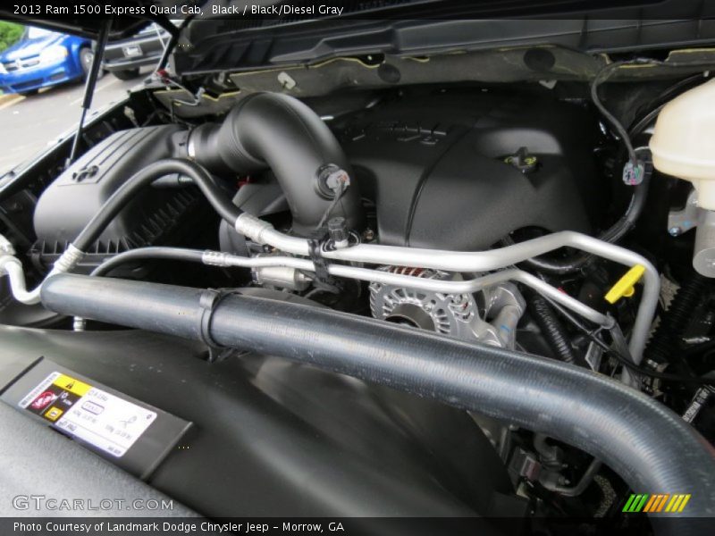 Black / Black/Diesel Gray 2013 Ram 1500 Express Quad Cab