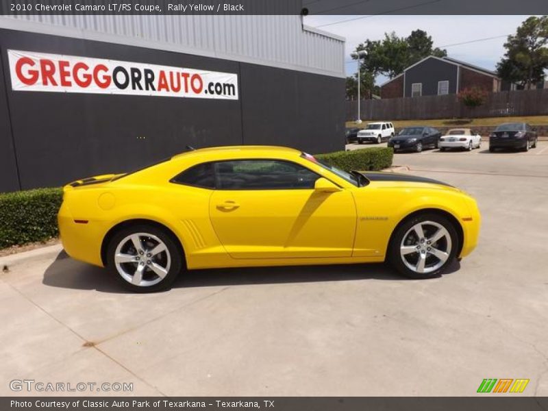 Rally Yellow / Black 2010 Chevrolet Camaro LT/RS Coupe