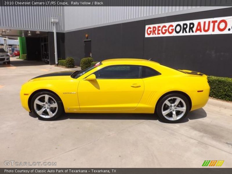 Rally Yellow / Black 2010 Chevrolet Camaro LT/RS Coupe
