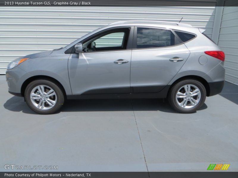 Graphite Gray / Black 2013 Hyundai Tucson GLS