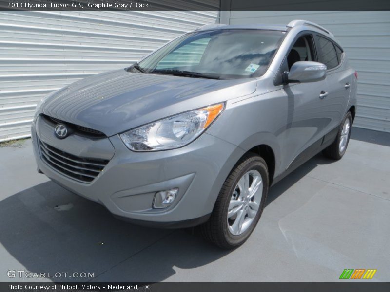 Graphite Gray / Black 2013 Hyundai Tucson GLS