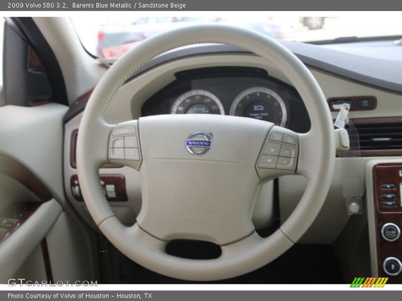 Barents Blue Metallic / Sandstone Beige 2009 Volvo S80 3.2