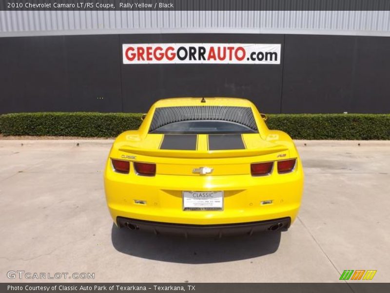 Rally Yellow / Black 2010 Chevrolet Camaro LT/RS Coupe