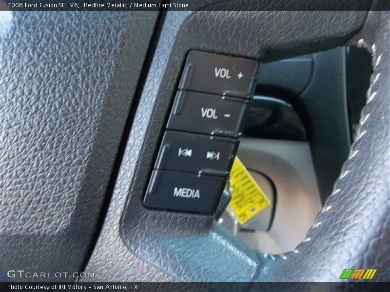 Redfire Metallic / Medium Light Stone 2008 Ford Fusion SEL V6