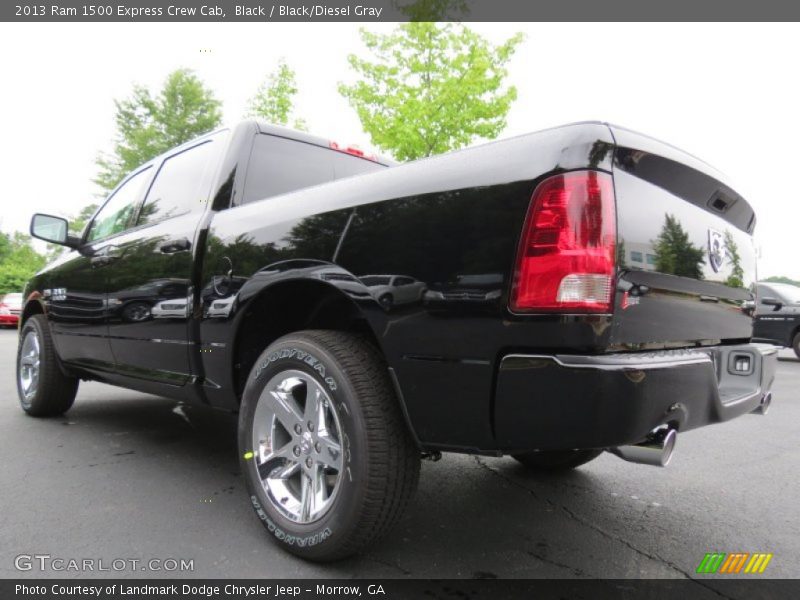 Black / Black/Diesel Gray 2013 Ram 1500 Express Crew Cab