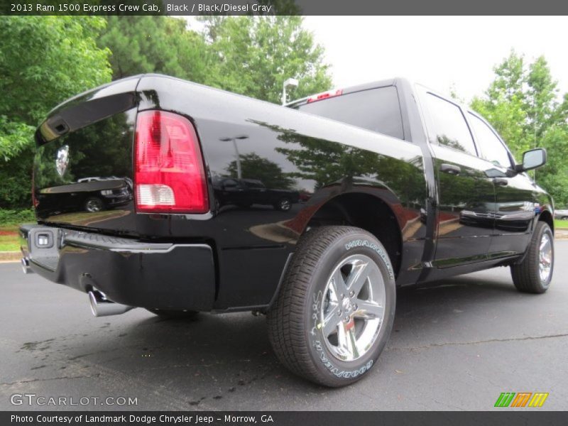 Black / Black/Diesel Gray 2013 Ram 1500 Express Crew Cab