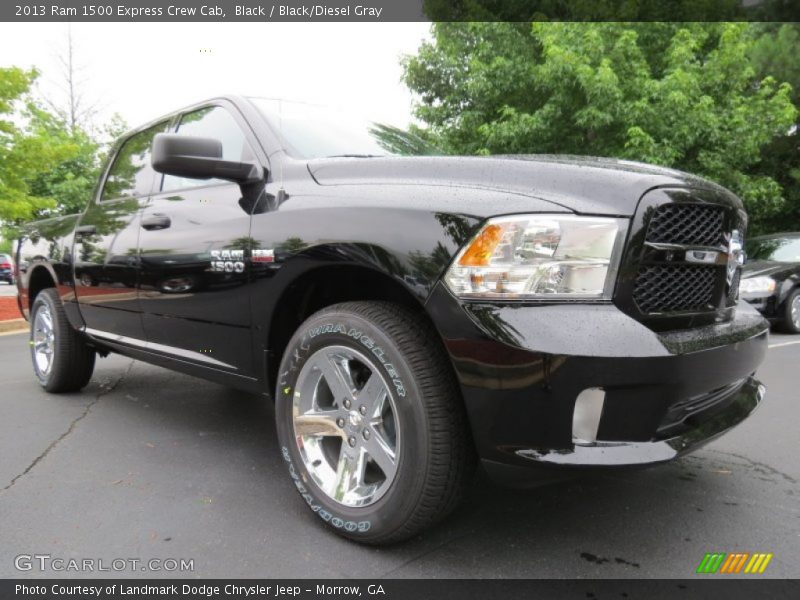 Black / Black/Diesel Gray 2013 Ram 1500 Express Crew Cab