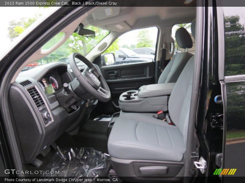 Black / Black/Diesel Gray 2013 Ram 1500 Express Crew Cab