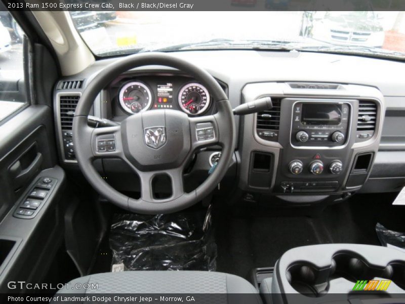 Black / Black/Diesel Gray 2013 Ram 1500 Express Crew Cab