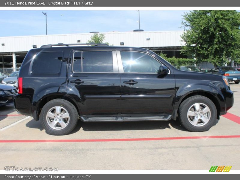 Crystal Black Pearl / Gray 2011 Honda Pilot EX-L