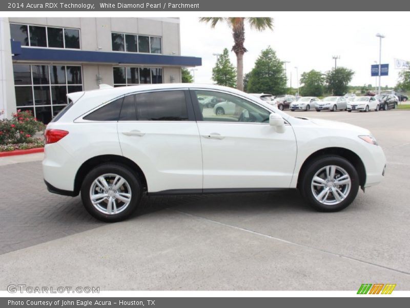 White Diamond Pearl / Parchment 2014 Acura RDX Technology