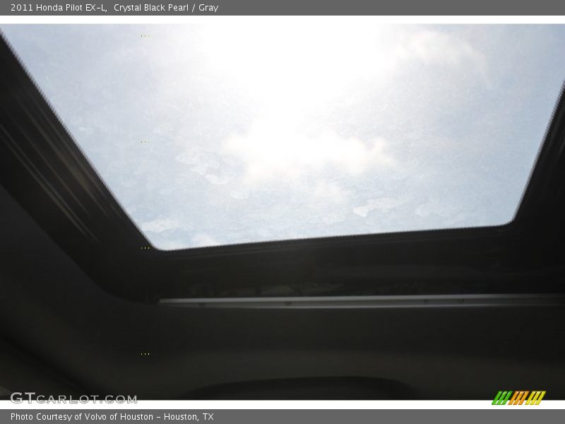 Crystal Black Pearl / Gray 2011 Honda Pilot EX-L