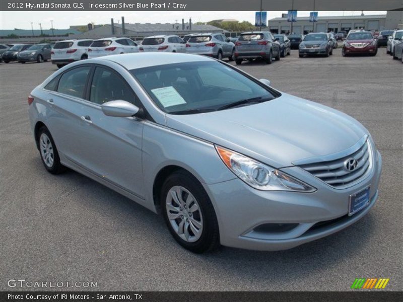 Iridescent Silver Blue Pearl / Gray 2012 Hyundai Sonata GLS