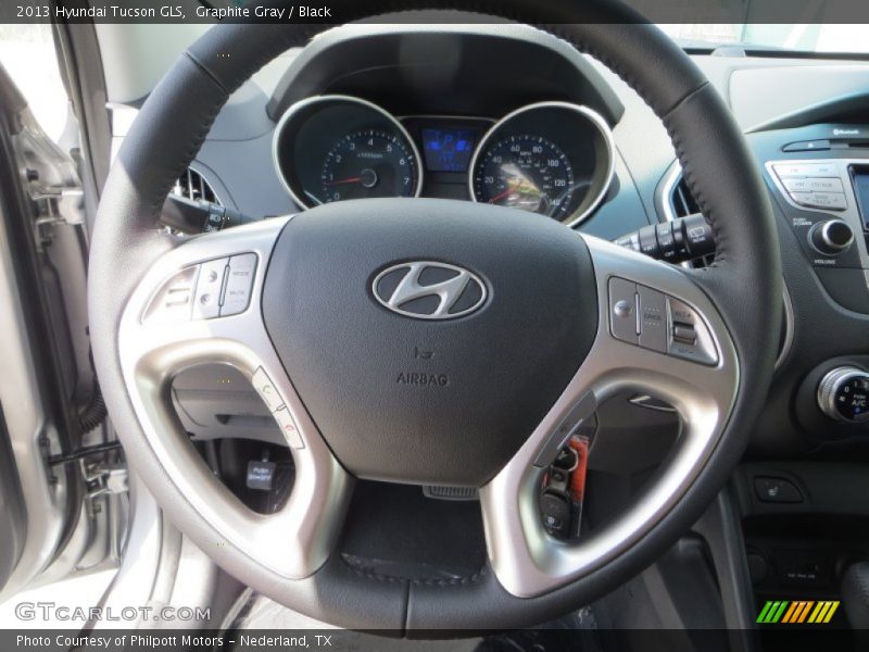 Graphite Gray / Black 2013 Hyundai Tucson GLS