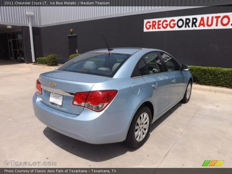 Ice Blue Metallic / Medium Titanium 2011 Chevrolet Cruze LT