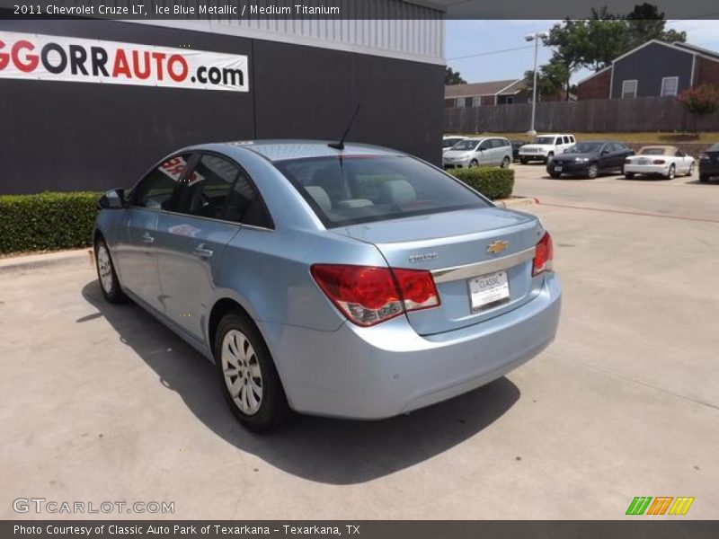 Ice Blue Metallic / Medium Titanium 2011 Chevrolet Cruze LT