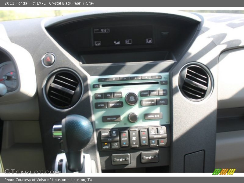 Crystal Black Pearl / Gray 2011 Honda Pilot EX-L