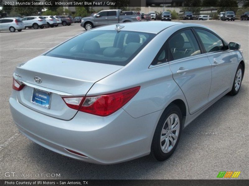 Iridescent Silver Blue Pearl / Gray 2012 Hyundai Sonata GLS