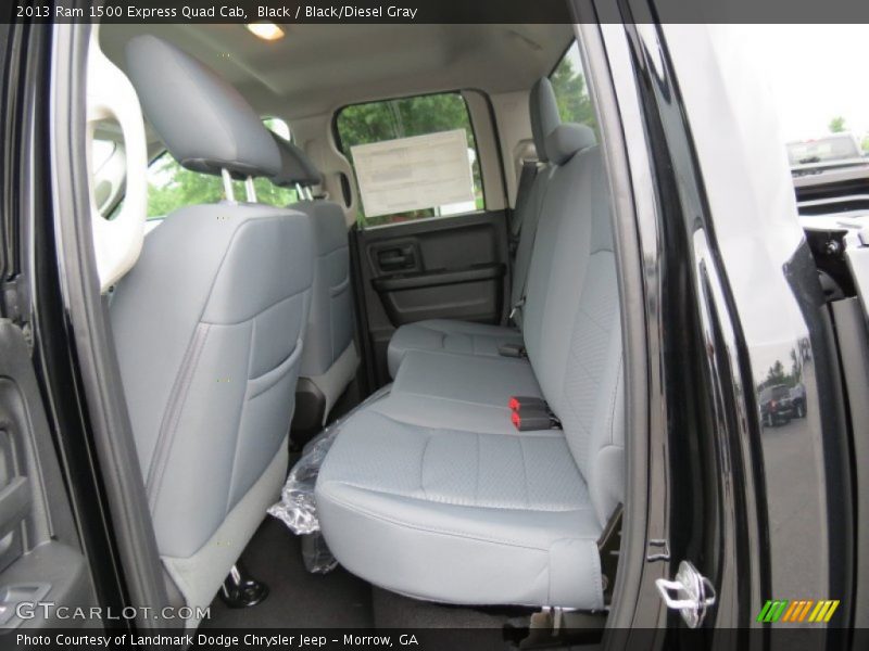 Black / Black/Diesel Gray 2013 Ram 1500 Express Quad Cab