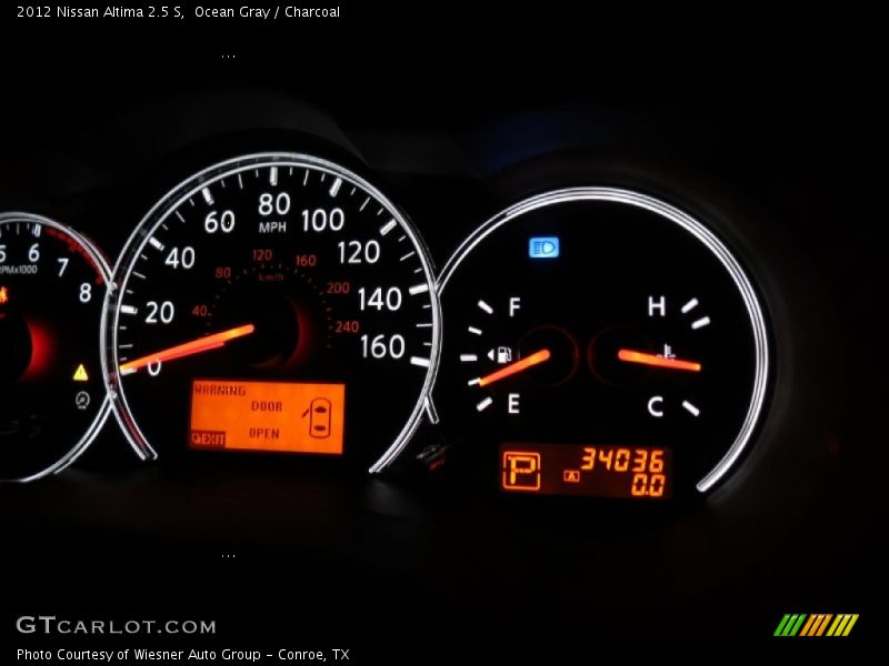 Ocean Gray / Charcoal 2012 Nissan Altima 2.5 S