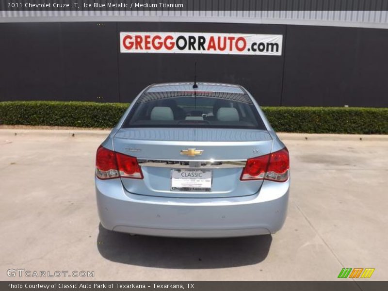 Ice Blue Metallic / Medium Titanium 2011 Chevrolet Cruze LT
