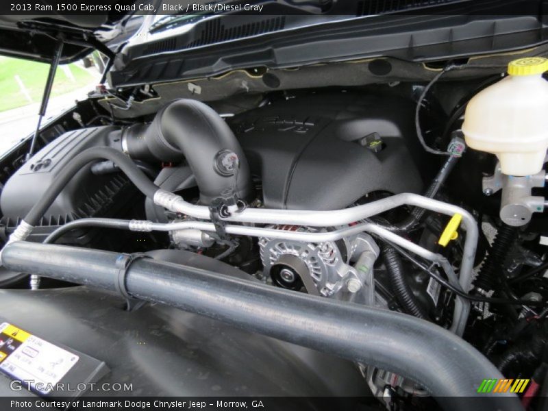 Black / Black/Diesel Gray 2013 Ram 1500 Express Quad Cab