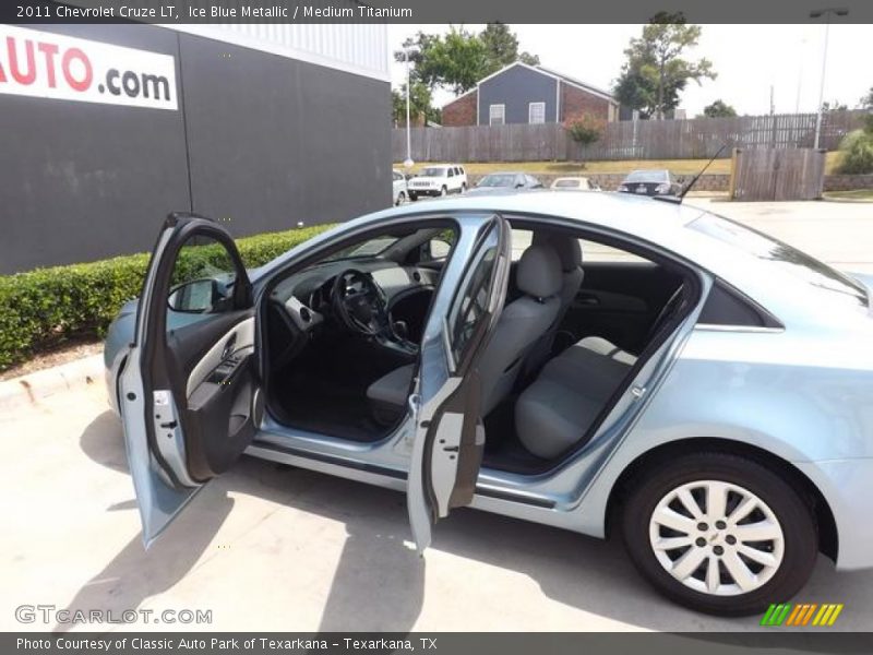 Ice Blue Metallic / Medium Titanium 2011 Chevrolet Cruze LT