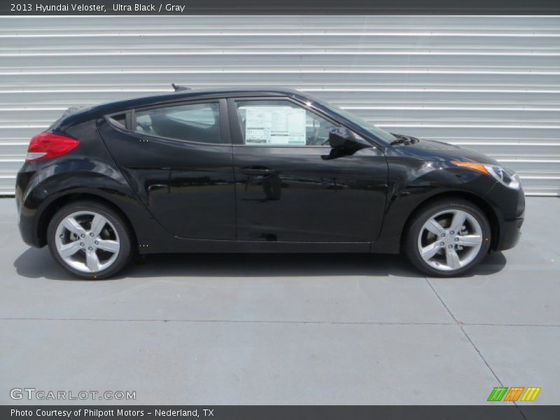 Ultra Black / Gray 2013 Hyundai Veloster