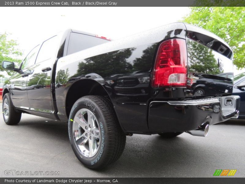 Black / Black/Diesel Gray 2013 Ram 1500 Express Crew Cab