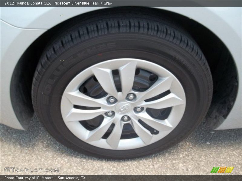 Iridescent Silver Blue Pearl / Gray 2012 Hyundai Sonata GLS