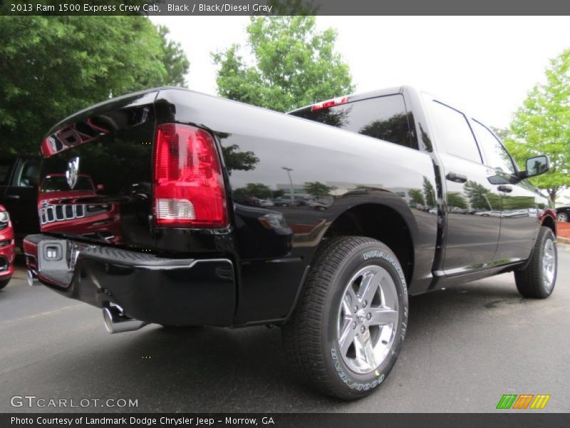 Black / Black/Diesel Gray 2013 Ram 1500 Express Crew Cab