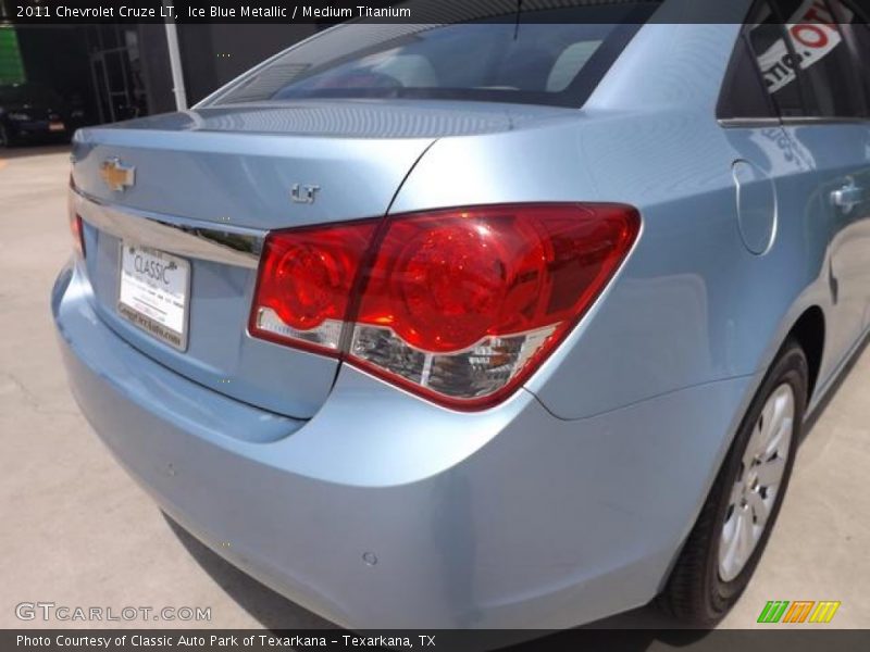 Ice Blue Metallic / Medium Titanium 2011 Chevrolet Cruze LT