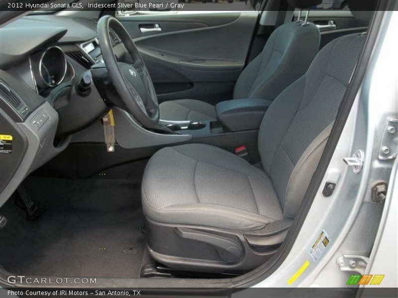 Iridescent Silver Blue Pearl / Gray 2012 Hyundai Sonata GLS