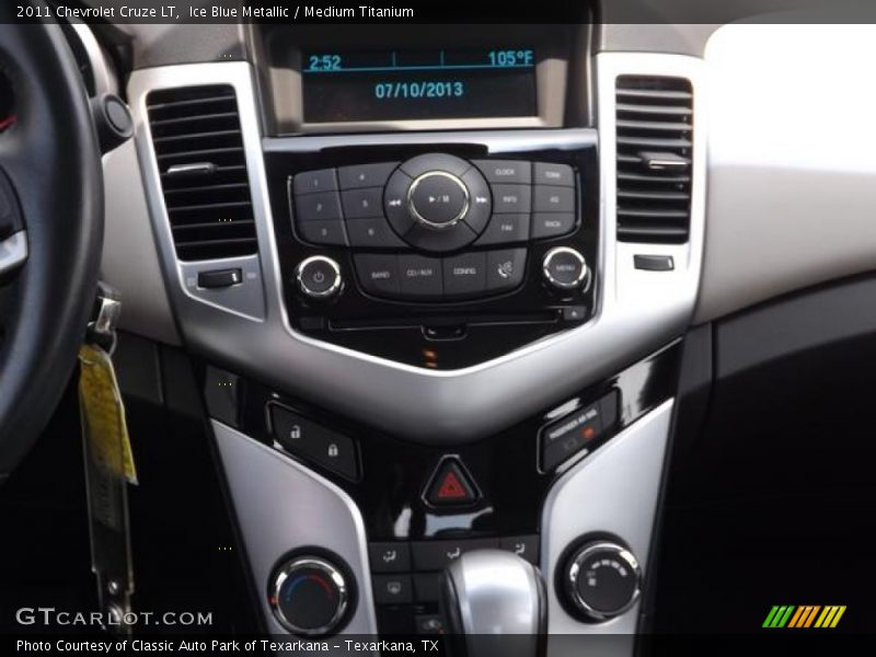 Ice Blue Metallic / Medium Titanium 2011 Chevrolet Cruze LT