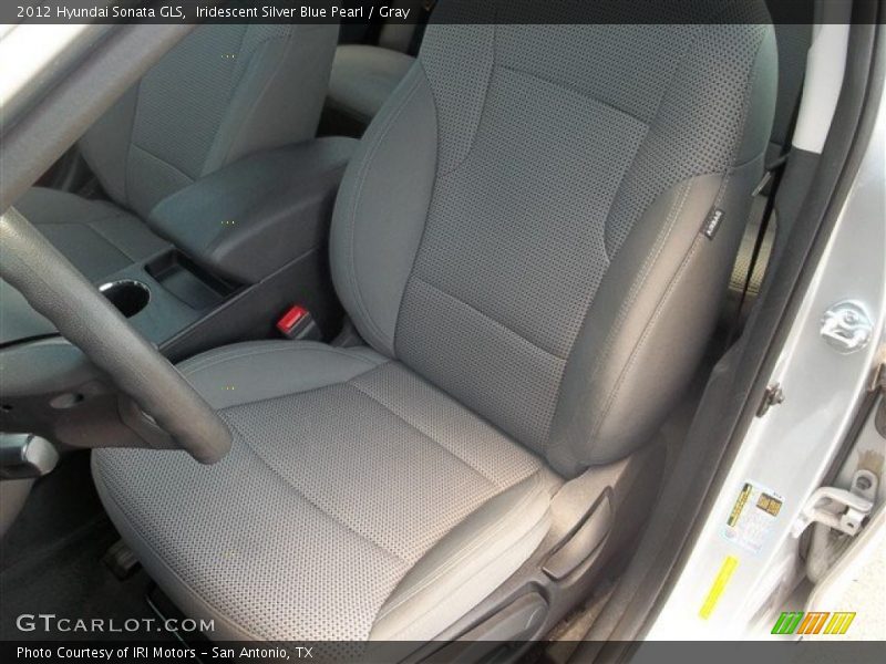 Iridescent Silver Blue Pearl / Gray 2012 Hyundai Sonata GLS