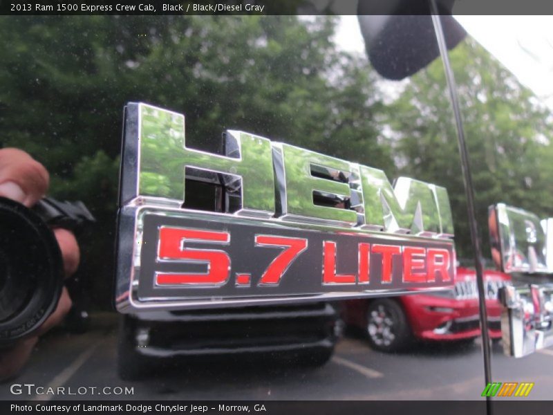 Black / Black/Diesel Gray 2013 Ram 1500 Express Crew Cab