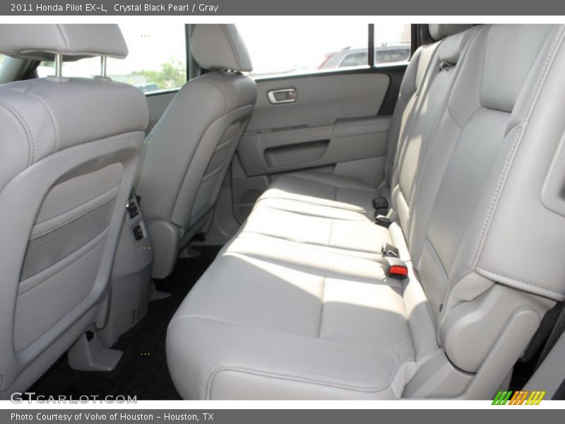 Crystal Black Pearl / Gray 2011 Honda Pilot EX-L