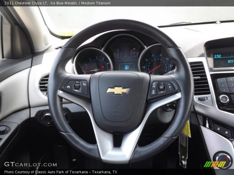 Ice Blue Metallic / Medium Titanium 2011 Chevrolet Cruze LT