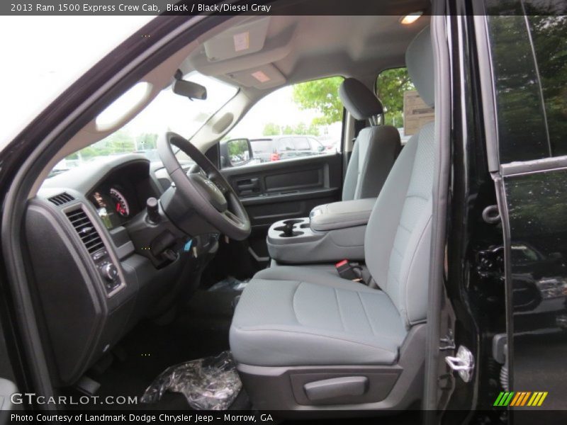 Black / Black/Diesel Gray 2013 Ram 1500 Express Crew Cab