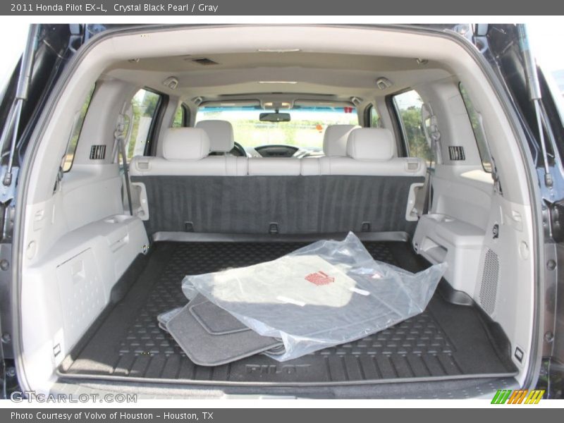 Crystal Black Pearl / Gray 2011 Honda Pilot EX-L
