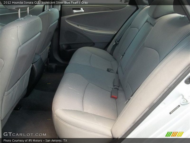 Iridescent Silver Blue Pearl / Gray 2012 Hyundai Sonata GLS