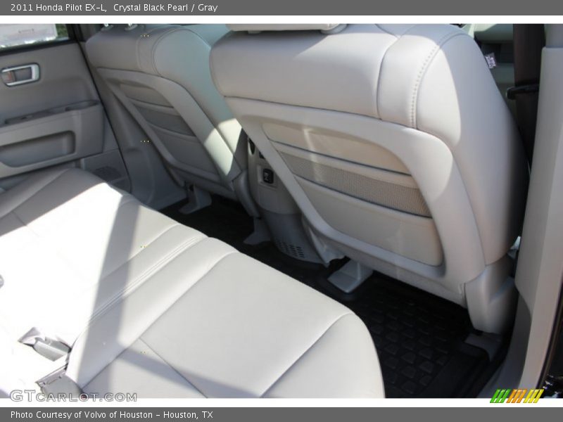 Crystal Black Pearl / Gray 2011 Honda Pilot EX-L