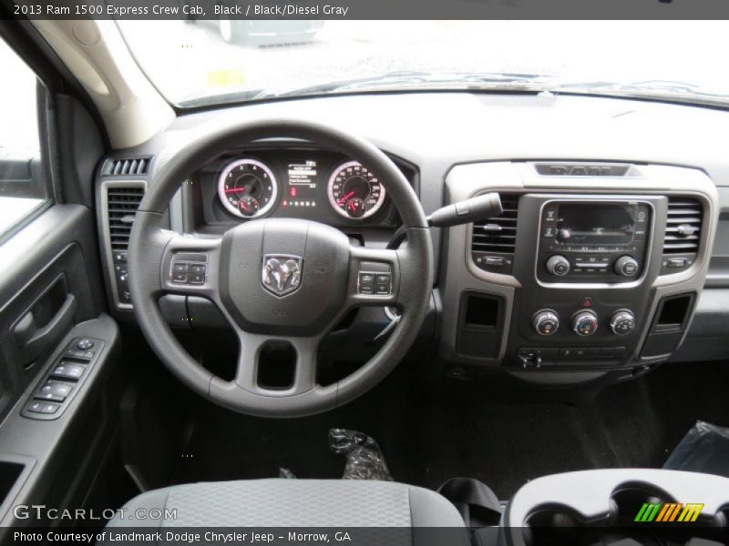 Black / Black/Diesel Gray 2013 Ram 1500 Express Crew Cab