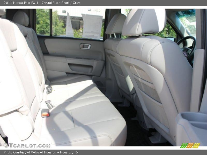 Crystal Black Pearl / Gray 2011 Honda Pilot EX-L
