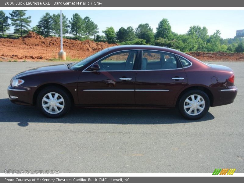 Dark Garnet Metallic / Gray 2006 Buick LaCrosse CXL