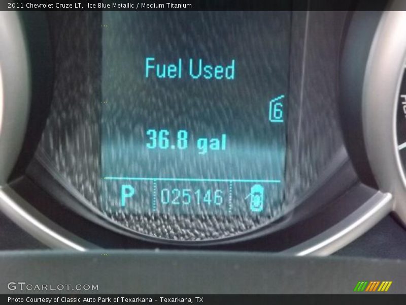 Ice Blue Metallic / Medium Titanium 2011 Chevrolet Cruze LT